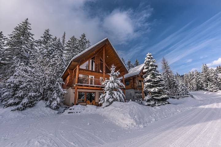 Cabane en bois pour 8 personnes, avec balcon dans Canada - 4