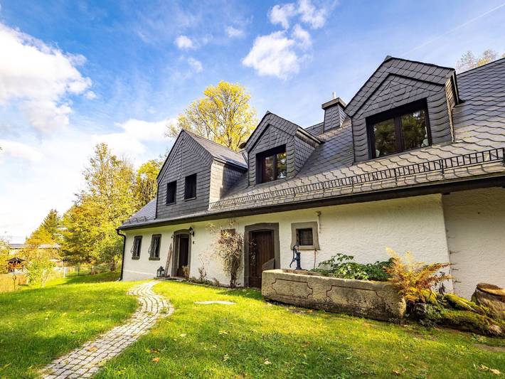 Ferienhaus Waldglück - Ferienhaus mit Sauna in Naila, Landkreis Hof