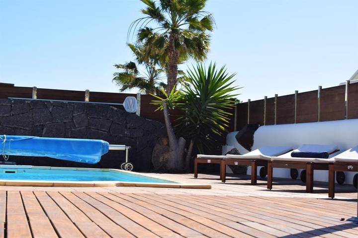 Chalet para 4 personas, con vistas además de jardín y piscina en Lanzarote - 4