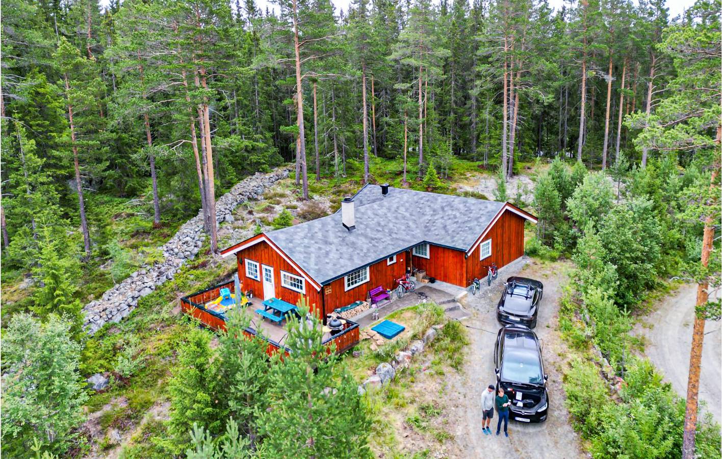Feriehus for 10 personer med terrasse in Hemsedal 