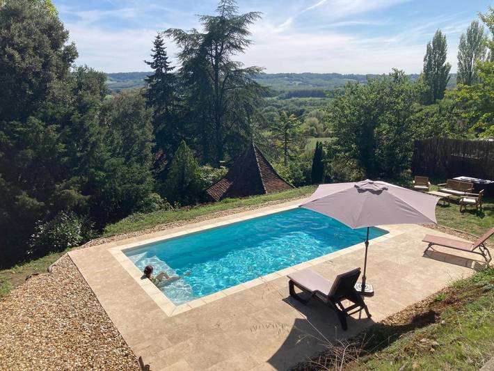 Maison de vacances pour 15 personnes, avec vue ainsi que piscine et terrasse, animaux acceptés - 1