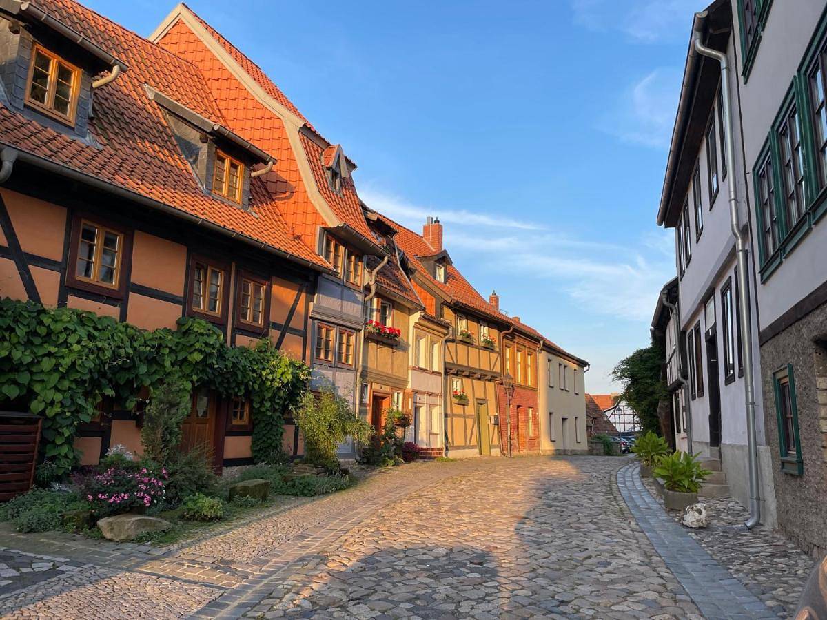 Mittelalterdomizil mit Balkon und Parkplätzen in Quedlinburg, Harzvorland