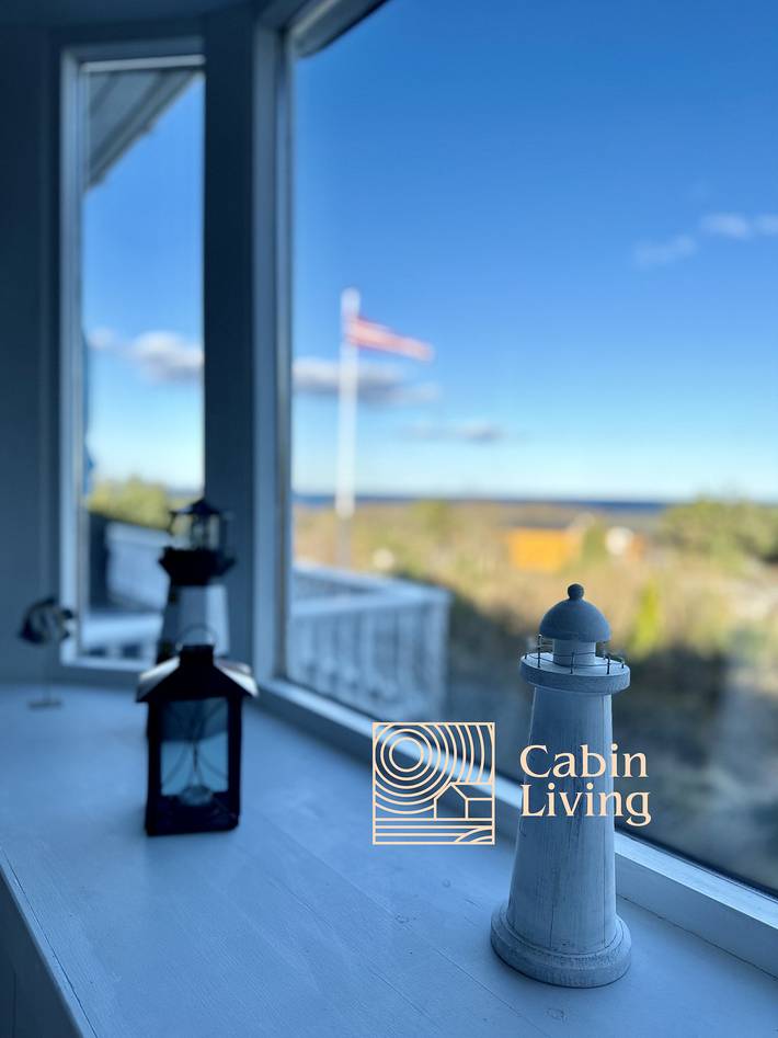 Cottage für 8 Personen mit Meerblick in Lillesand