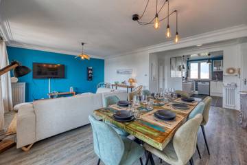 Gîte pour 8 personnes, avec balcon, adapté aux familles à Grenoble