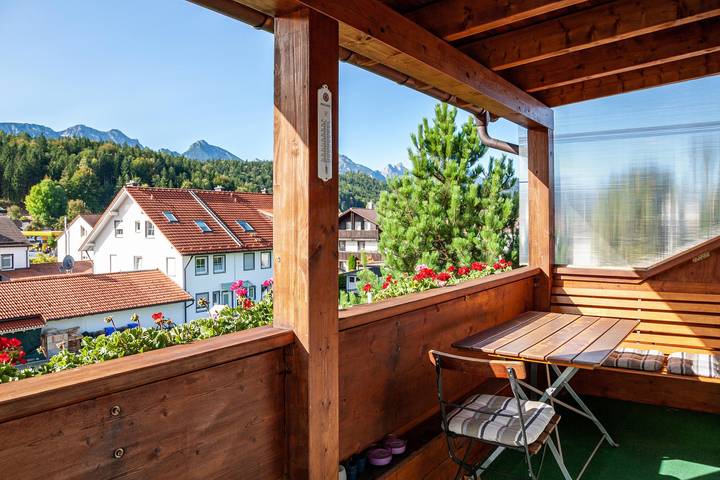 Ferienwohnung für 4 Personen, mit Balkon in Füssen
