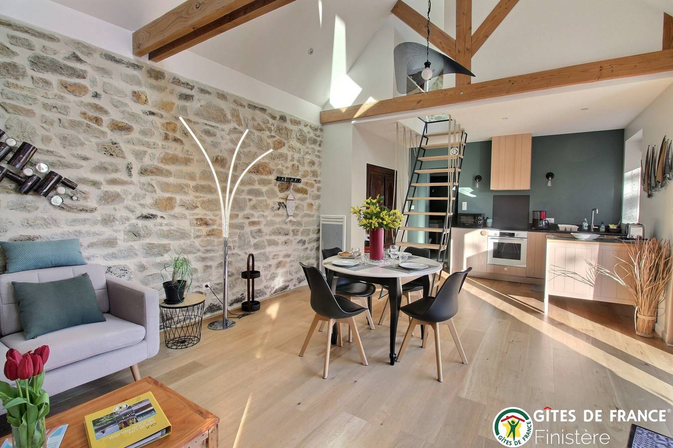 Gîte für 2 Personen mit Terrasse in Fouesnant, Côte de Cornouaille