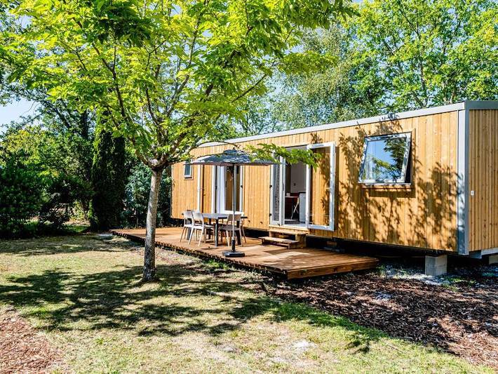 Camping Domaine Les Oréades - Mobilhome 6 personnes - Cottage Arcachon 4 Pièces 6 Personnes Climatisé + Tv in Sanguinet, Côte d’Argent
