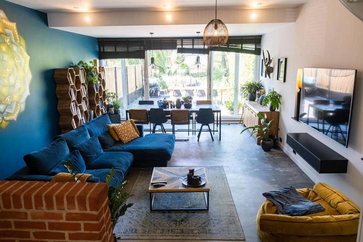 Ferienhaus für 7 Personen, mit Terrasse und Garten sowie Sauna und Seeblick