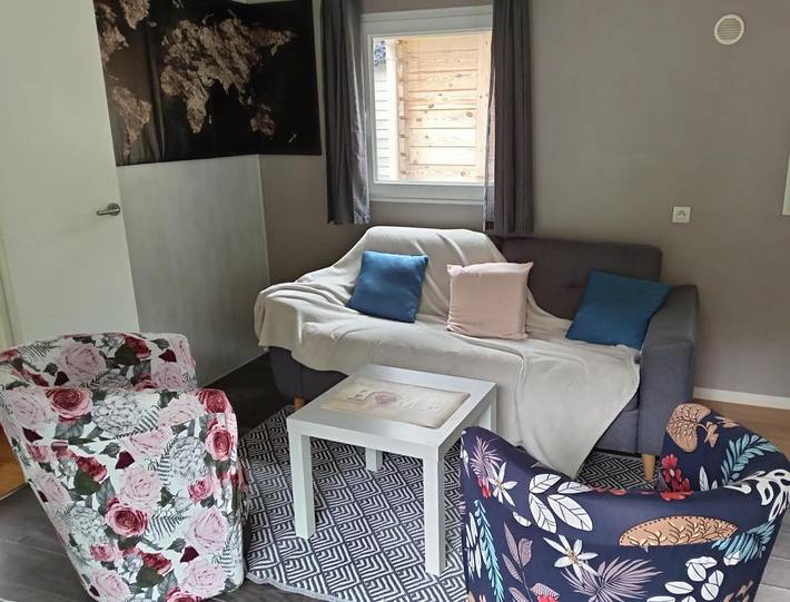 Camping pour 4 personnes, avec vue et jardin ainsi que terrasse et sauna, animaux acceptés dans la Sarthe - 3