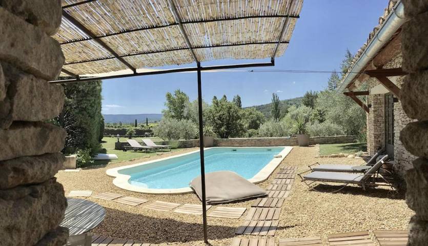Villa pour 2 personnes, avec vue ainsi que jardin et piscine dans le Vaucluse - 2