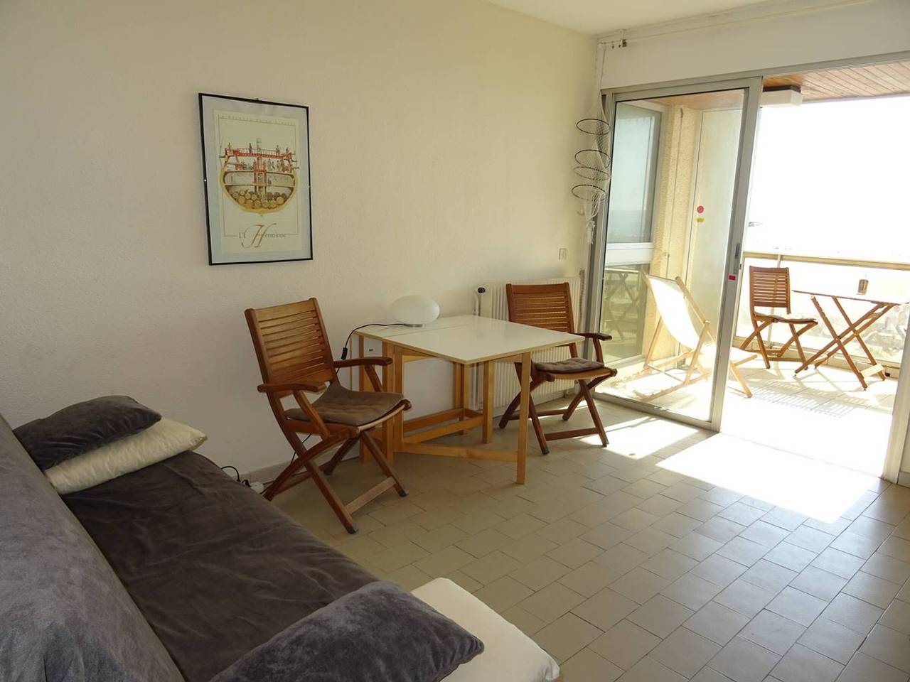 Geheel appartement, Klimatisierte Wohnung mit Wifi und Haustiere erlaubt - Meerblick in Canet-en-Roussillon, Côte d'Améthyste