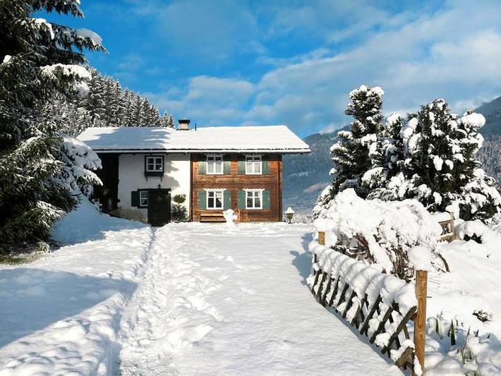 Ferienhaus für 10 Personen, mit Terrasse und Garten sowie Ausblick in Silvretta Montafon