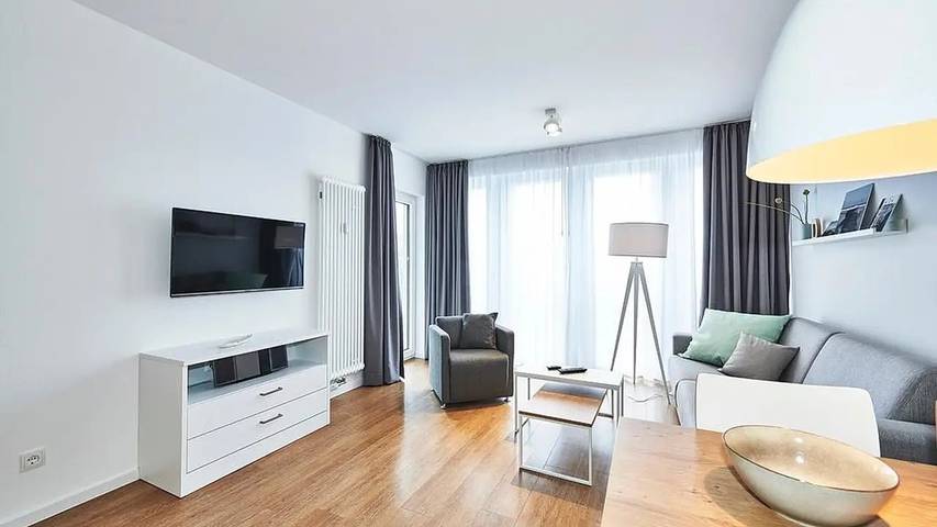 Ferienwohnung für 5 Personen, mit Balkon und Sauna sowie Pool in Bensersiel