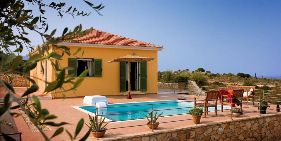 Villa για 4 άτομα, με Ταράτσα και Κήπο καθώς και Πισίνα στην Ιθάκη