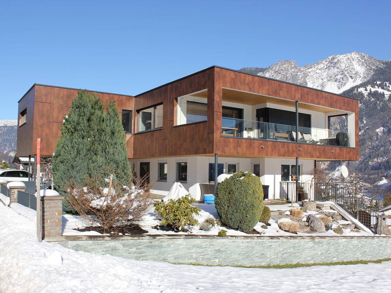 Ganze Wohnung, Luxuriöse Wohnung mit Terrasse und Aussicht
 in Rätikon Gebirgsgruppe, Vandans