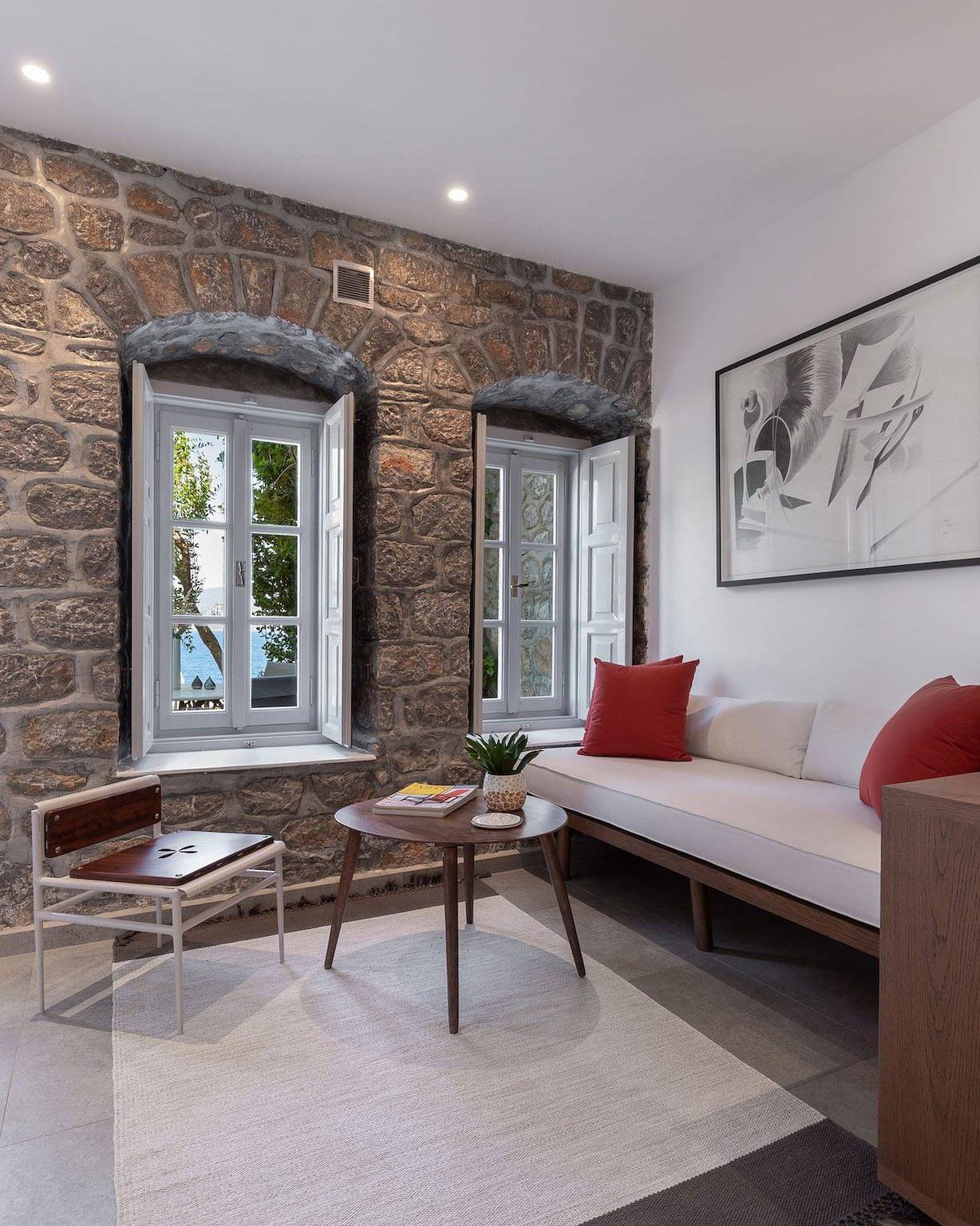 Calythion Beachfront Suite, Divine Sea Views, Furnished Terrace, Hydra in Hydra