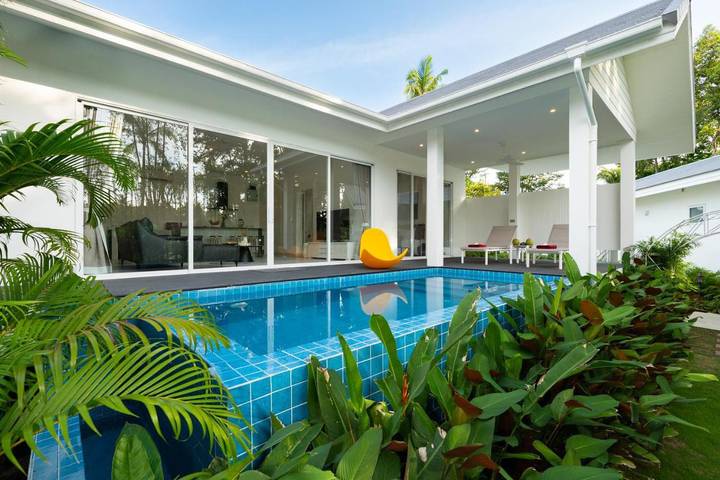 Ferienhaus für 4 Personen, mit Garten und Pool sowie Ausblick auf Koh Phangan