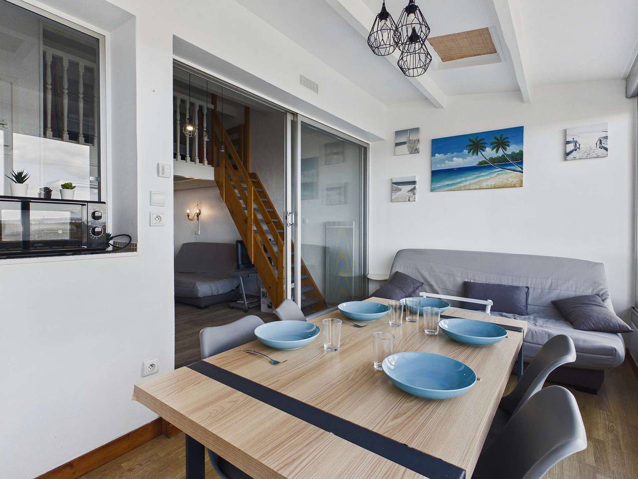 Studio entier, Studio Mezzanine 6 Pers, Animaux, Parking, Vue Mer in Marseillan-Plage, Marseillan