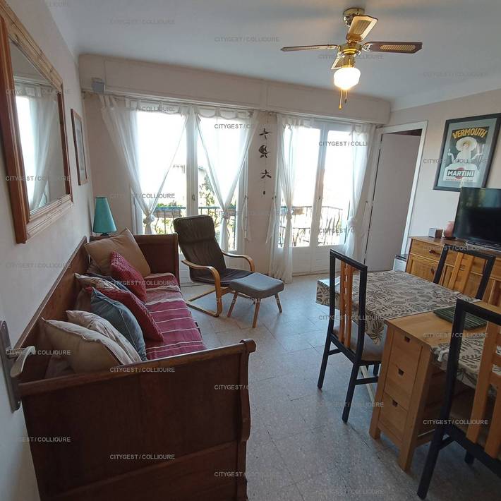 Holiday letting for 4 people, with balcony in Collioure