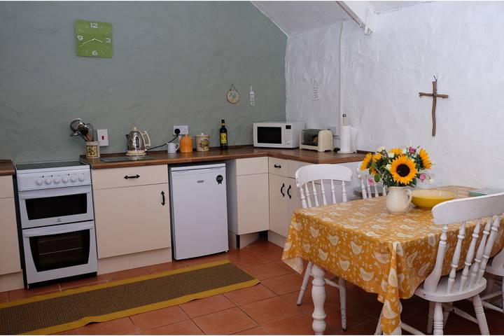Granero para 3 personas con jardín in Kynance Cove, Cornualles
