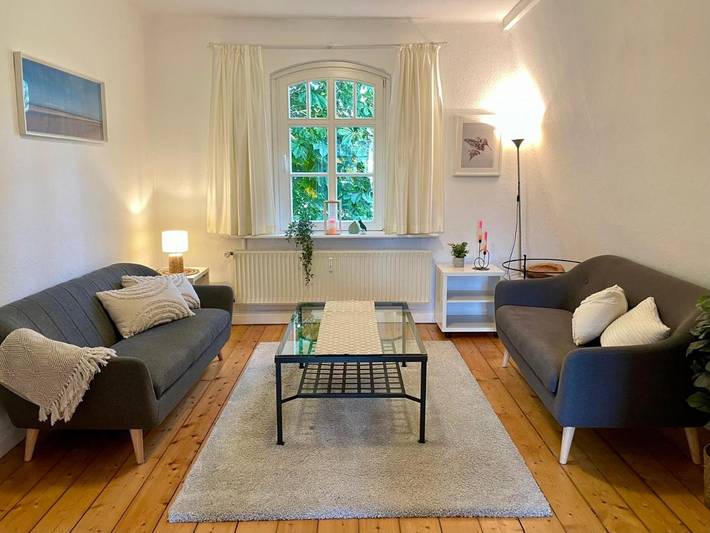 Ferienwohnung für 8 Personen, mit Terrasse und Garten sowie Ausblick und Seeblick in Münster