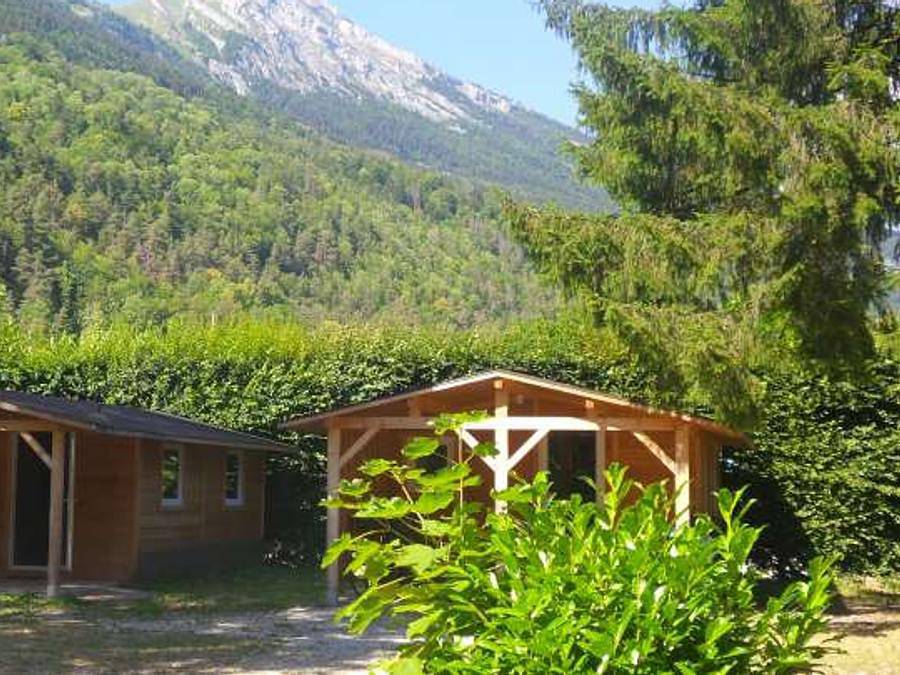 Camping Le Lachat - Chalet 4 personas - Cabina De Madera Sin instalaciones sanitarias in Thônes, Región de Annecy