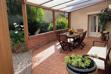Gîte pour 5 personnes, avec terrasse et jardin à Lanchères