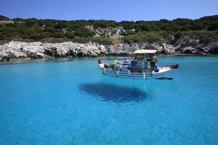 Ferienhaus für 5 Personen mit Garten in Skyros
