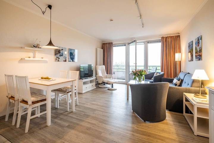 Ferienwohnung für 2 Personen, mit Balkon und Sauna in Büsum
