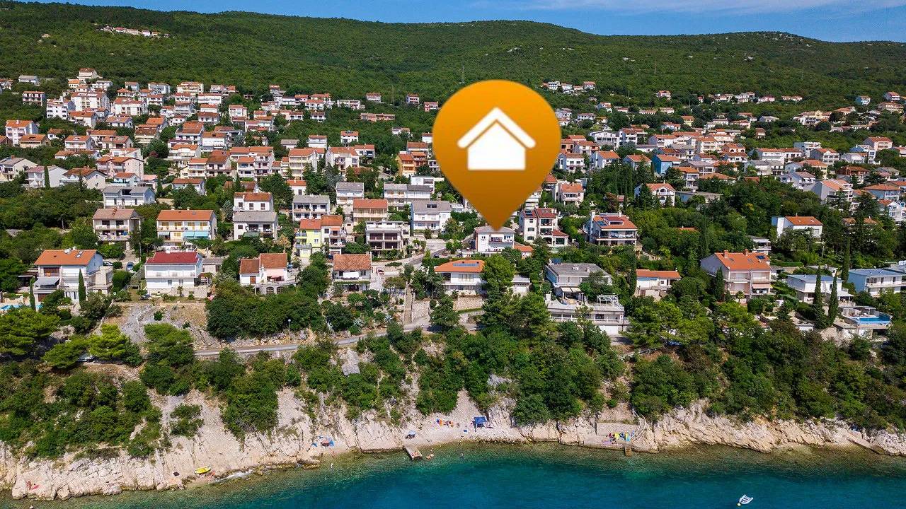 Geheel vakantieappartement, Vakantieappartement voor 4 personen met terras in Dramalj, Primorje-Gorski Kotar