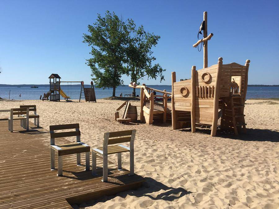 Camping Les Echasses - Mobilheim 2 personen - Rapidhome Lodge 67 in Gastes, Côte d’Argent