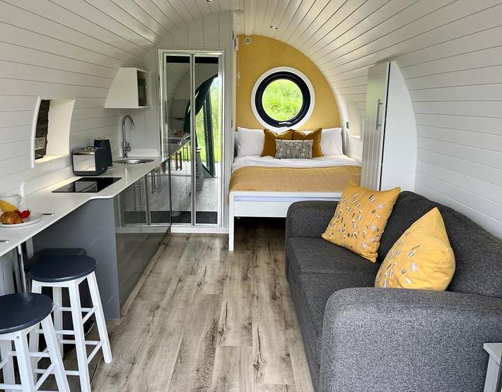 Glamping für 4 Personen, mit Whirlpool in Wales - 2