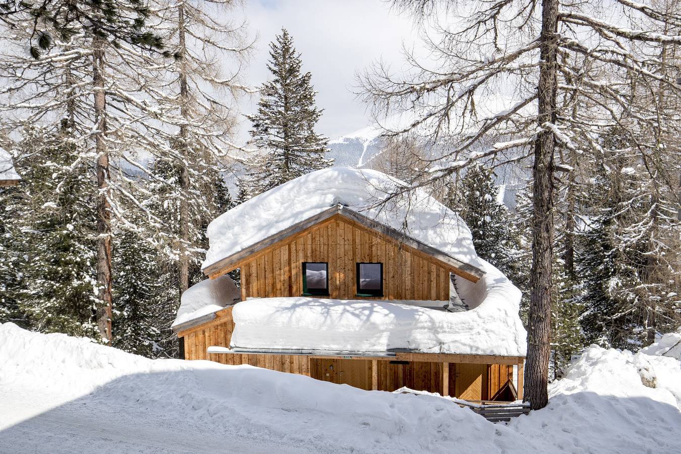 Ferienhaus # 10 mit Sauna und Whirlpool innen in Stadl-Predlitz, Turracher Höhe