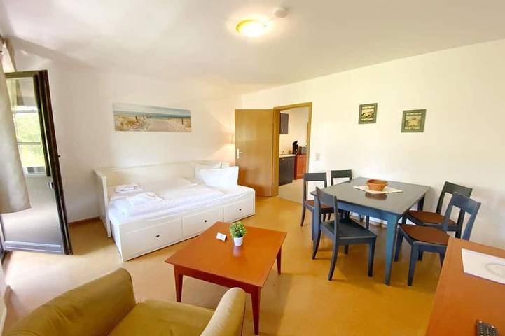 Ferienwohnung für 4 Personen, mit Balkon und Sauna