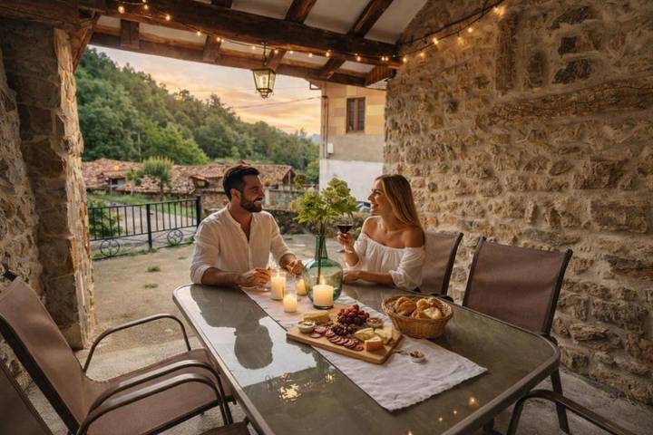 Casa rural para 5 personas, con terraza, Se admiten mascotas en Parque Natural de Las Ubiñas-La Mesa