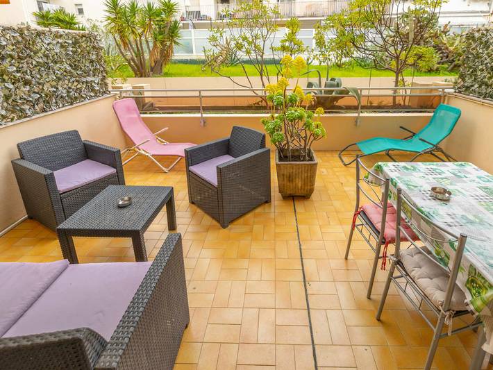 Studio pour 3 personnes, avec terrasse, animaux acceptés