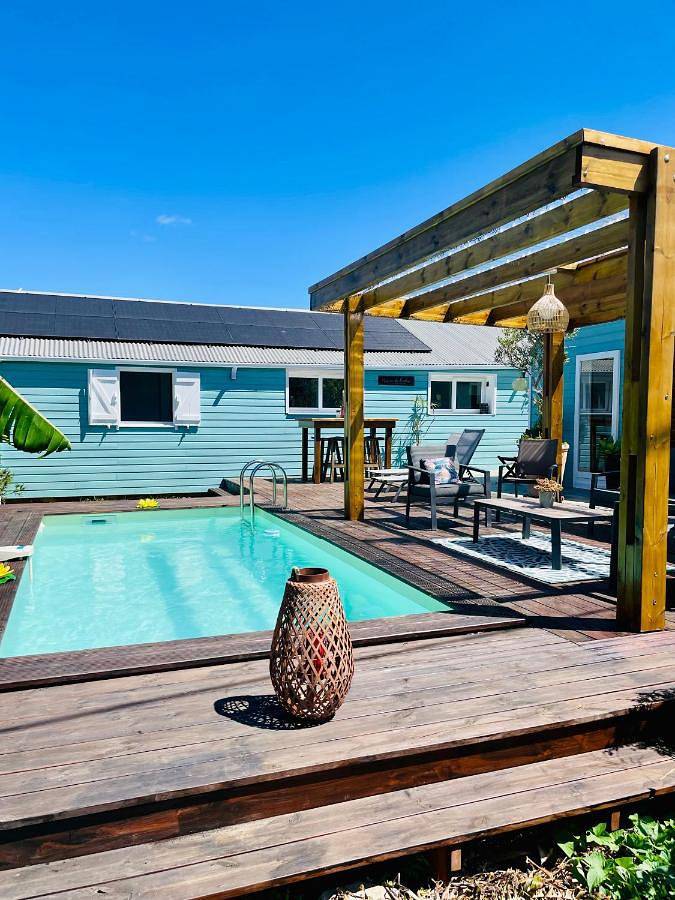 Maison de vacances pour 6 personnes, avec piscine ainsi que jardin et vue