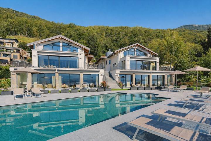 Hütte für 6 Personen, mit Garten und Pool sowie Seeblick und Ausblick am Comer See - 2