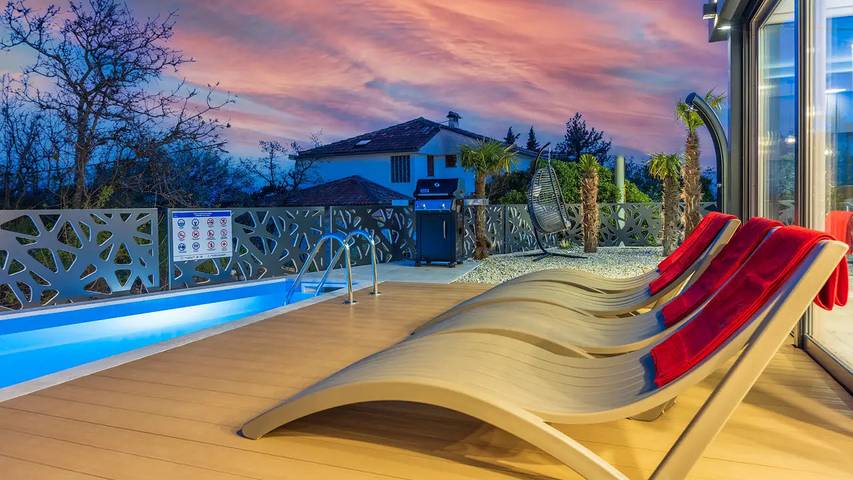 Ferienhaus für 8 Personen, mit Terrasse und Pool in Crikvenica - 4