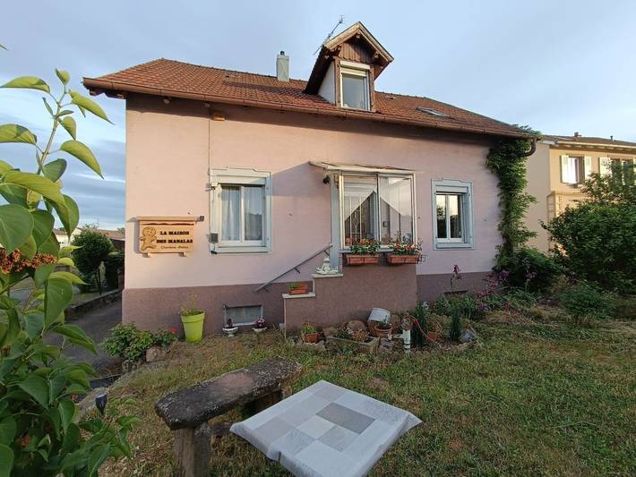 Cottage pour 2 personnes, avec jardin à Herrlisheim-près-Colmar