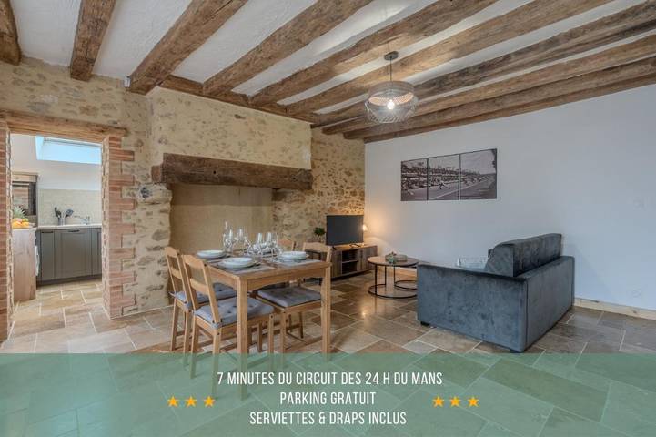 Maison de vacances pour 4 personnes, avec Terrasse et Jardin