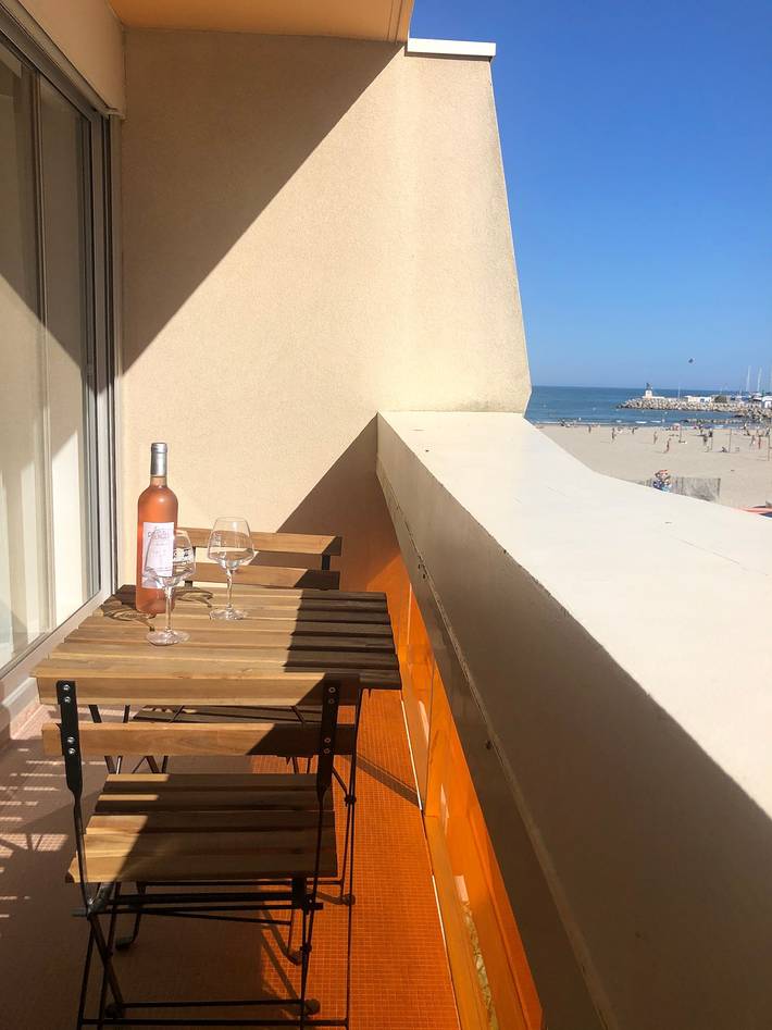 Studio pour 3 personnes, avec Balcon