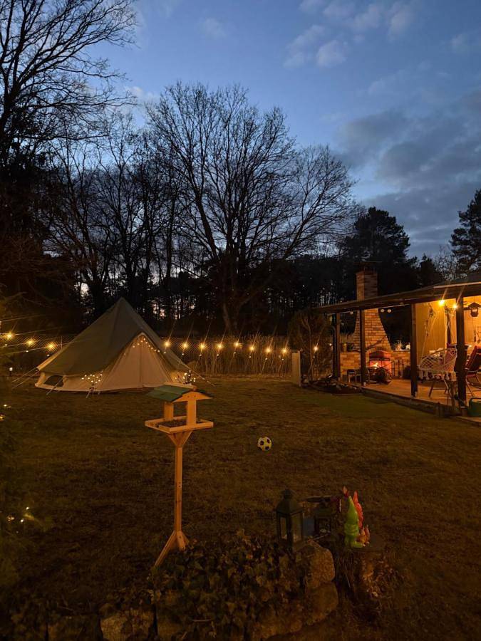 Ferienhaus für 4 Personen, mit Terrasse und Garten sowie Ausblick in Lindow