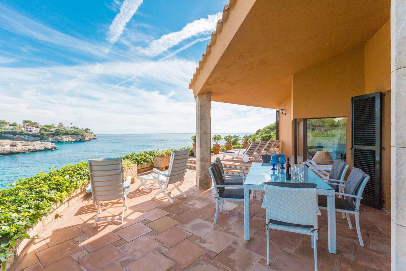 Es Mirador - Great chalet with amazing sea views in a wonderful beach. Free Wifi in Cala Anguila, Manacor