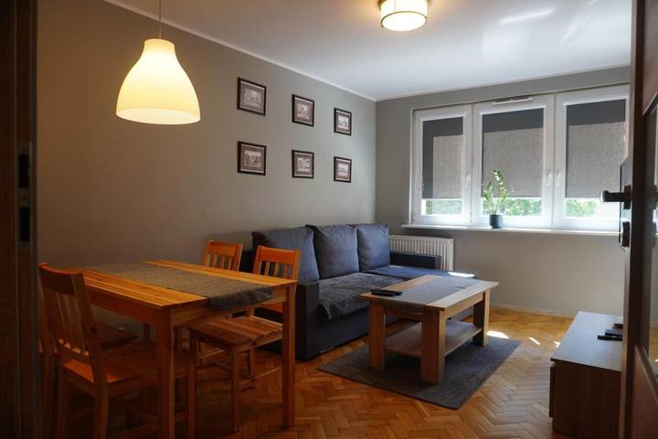 Apartament wakacyjny dla 5 osób, z Balkon i Widok w Słupsk