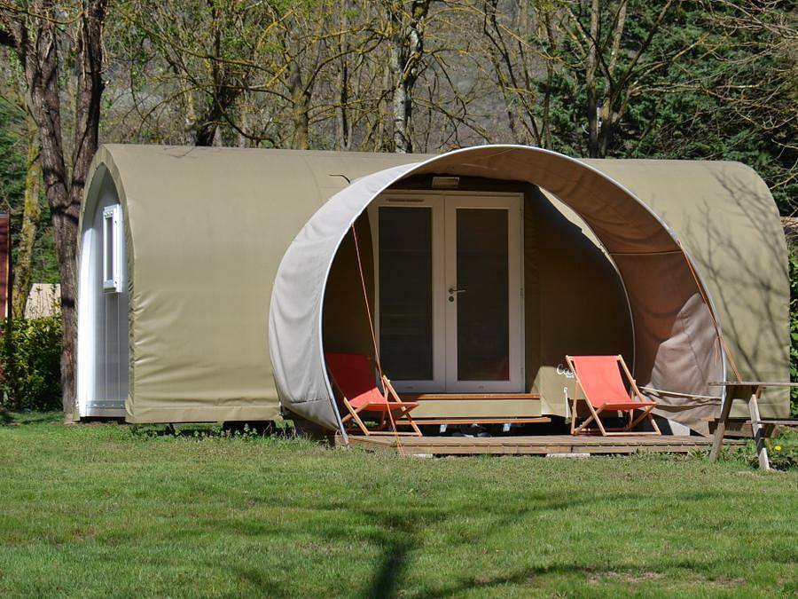 Camping Ushuaïa Villages Le Viaduc - Mobilheim 4 personen - Mh2 Coco Sweet ohne Sanitäranlagen 17 qm in Arlebosc, Tournon-sur-Rhône und Umgebung