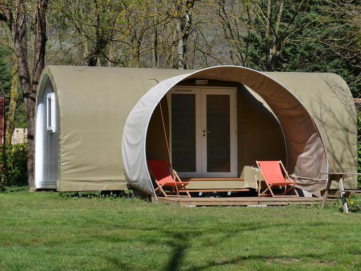 Camping pour 4 personnes, avec bassin pour enfant, animaux acceptés en Ardèche - 2
