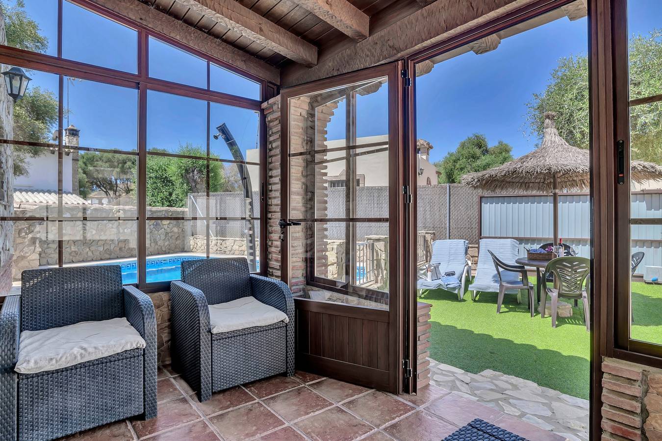 Ferienhaus 'Casas Al Alba' mit privatem Pool, Wlan und Klimaanlage in Zahora, Barbate
