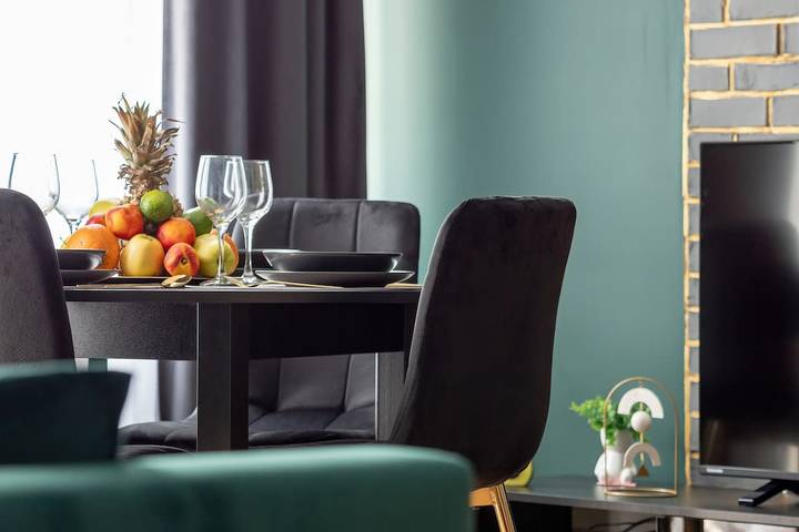 Ganze Wohnung, Stylish Apartment in the Center | Balcony | Close to Manufaktura in Łódź, Region Lodz