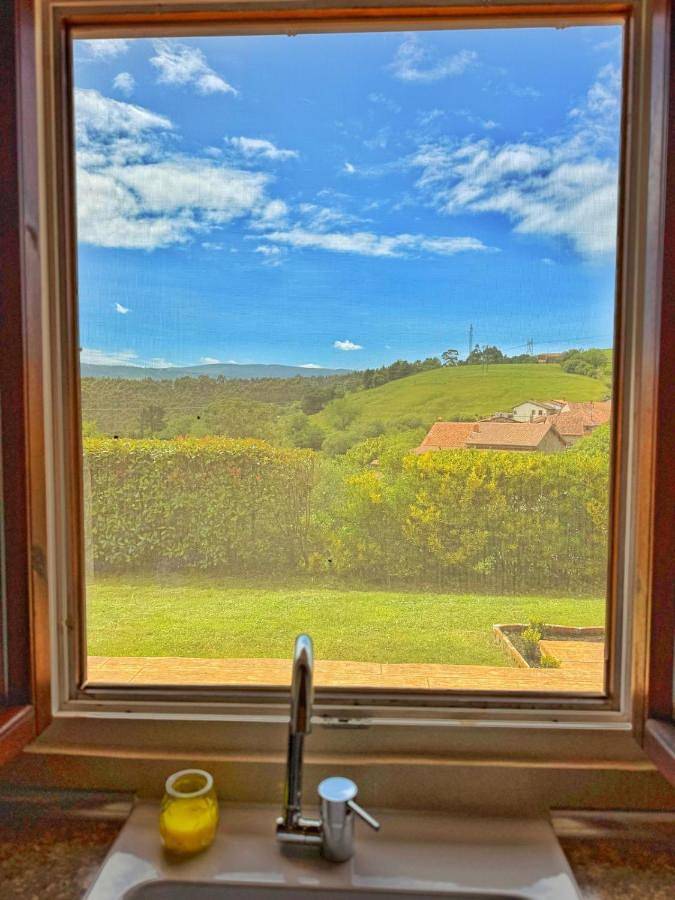 Apartamento para 5 personas, con jardín y vistas en Cabezón de la Sal
